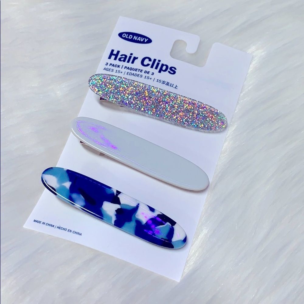 OLD NAVY 3pk hair clips